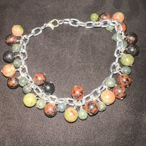 Multicolor Beaded Chain Bracelet
